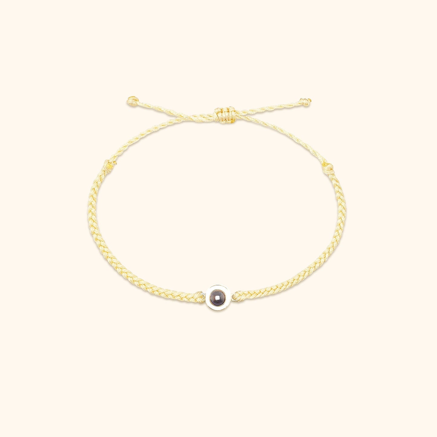 Personalised Circle Photo Bracelet
