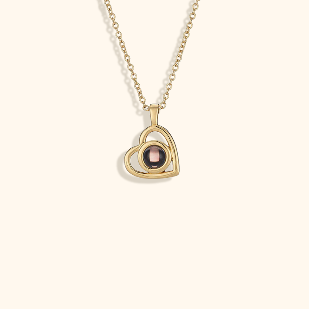 Heart Photo Necklace