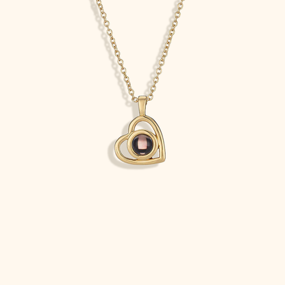Heart Photo Necklace