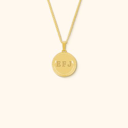 Atelier necklace with round charm