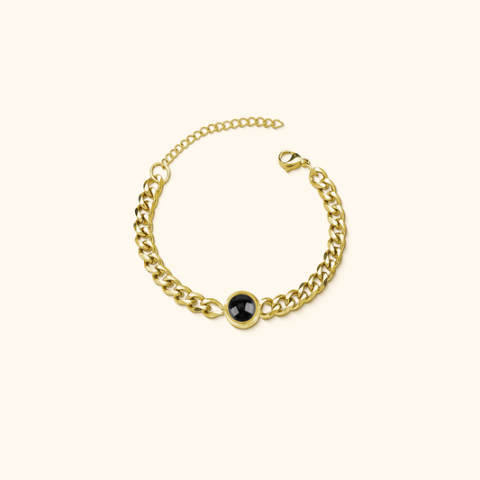 Personalised Cuban Projection Bracelet