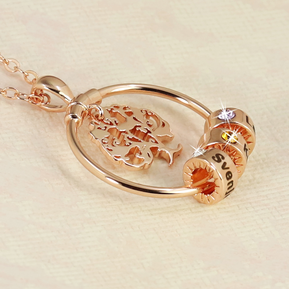 Life Tree Birthstone Necklace