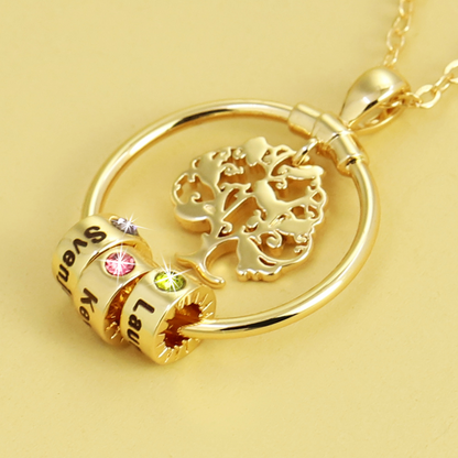 Life Tree Birthstone Necklace
