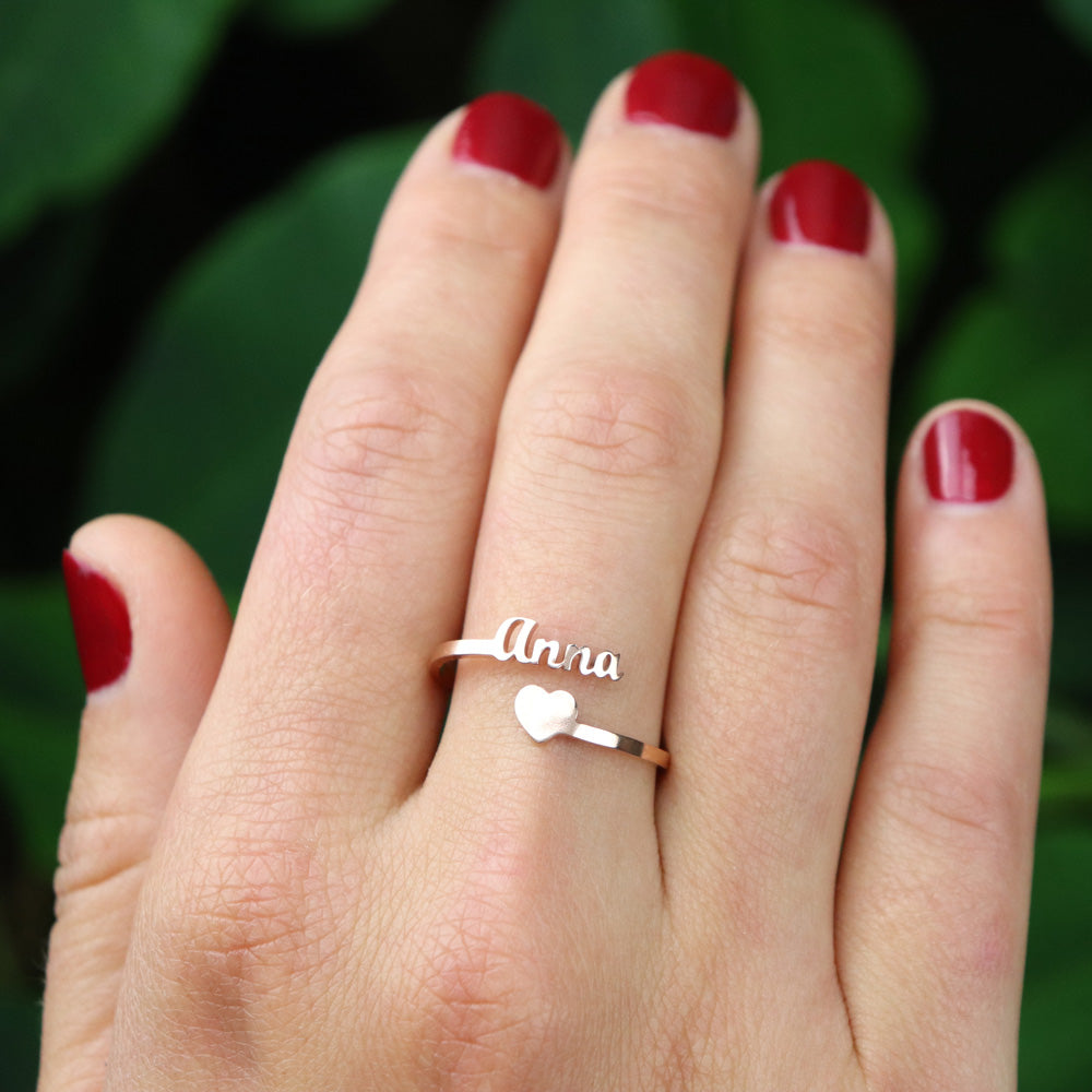 Luxurious Ring with Two Names
