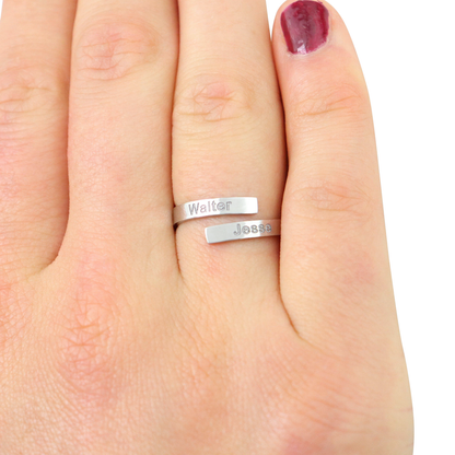 Double Kirographic Name Ring