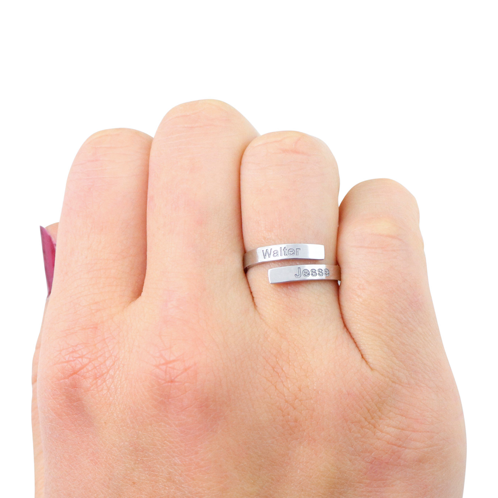 Double Kirographic Name Ring