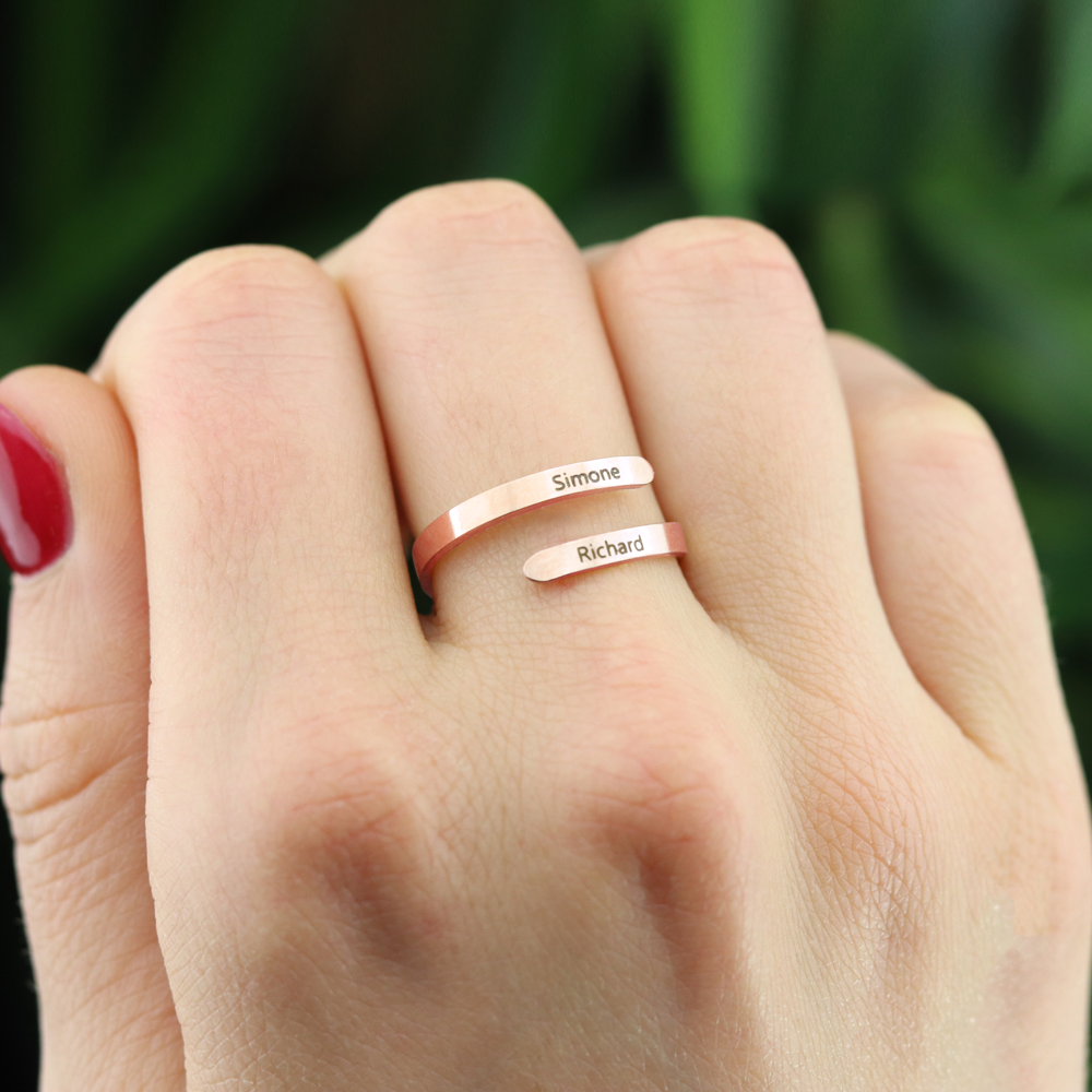 Custom Luxury Ring With 2 Names