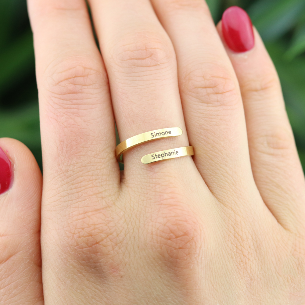 Custom Luxury Ring With 2 Names