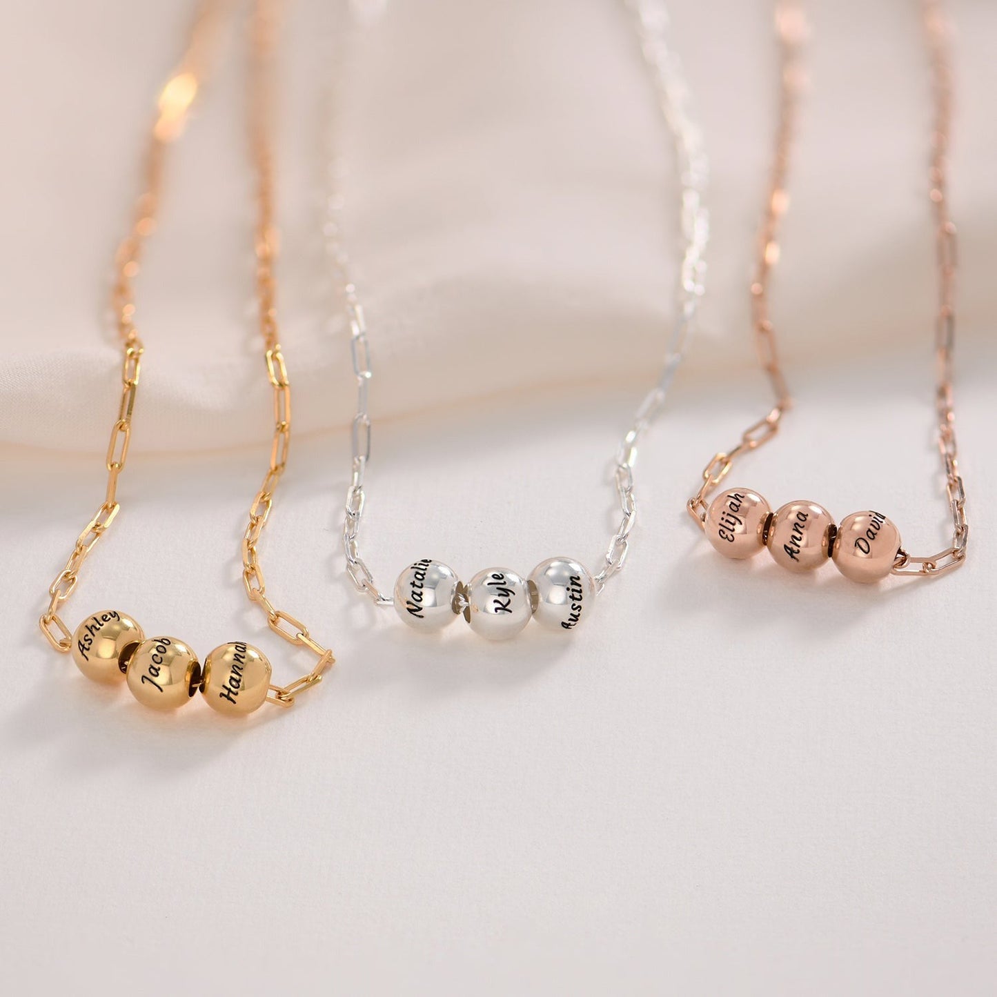 Personalised Family Pearl Necklace