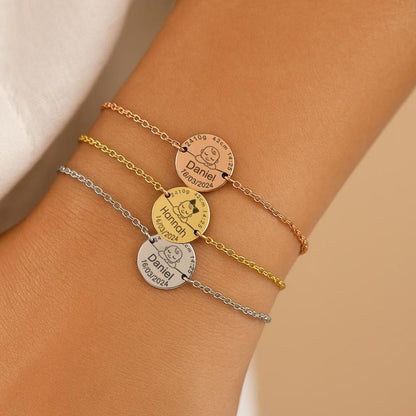 Memory Bracelet Baby Print Bracelet