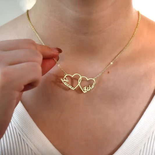 Personalised Heart Name Necklace