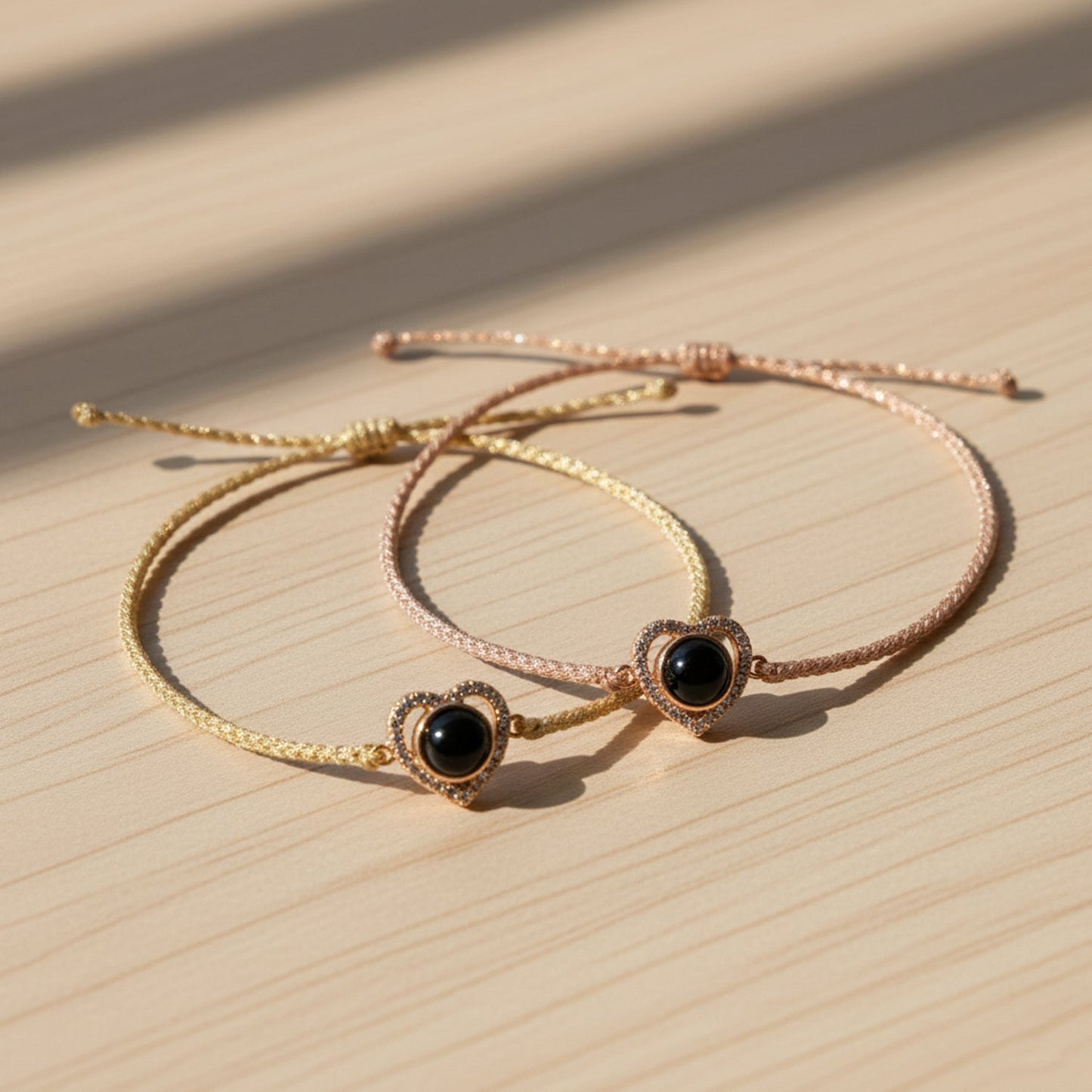 Love Memory Heart Photo Bracelet