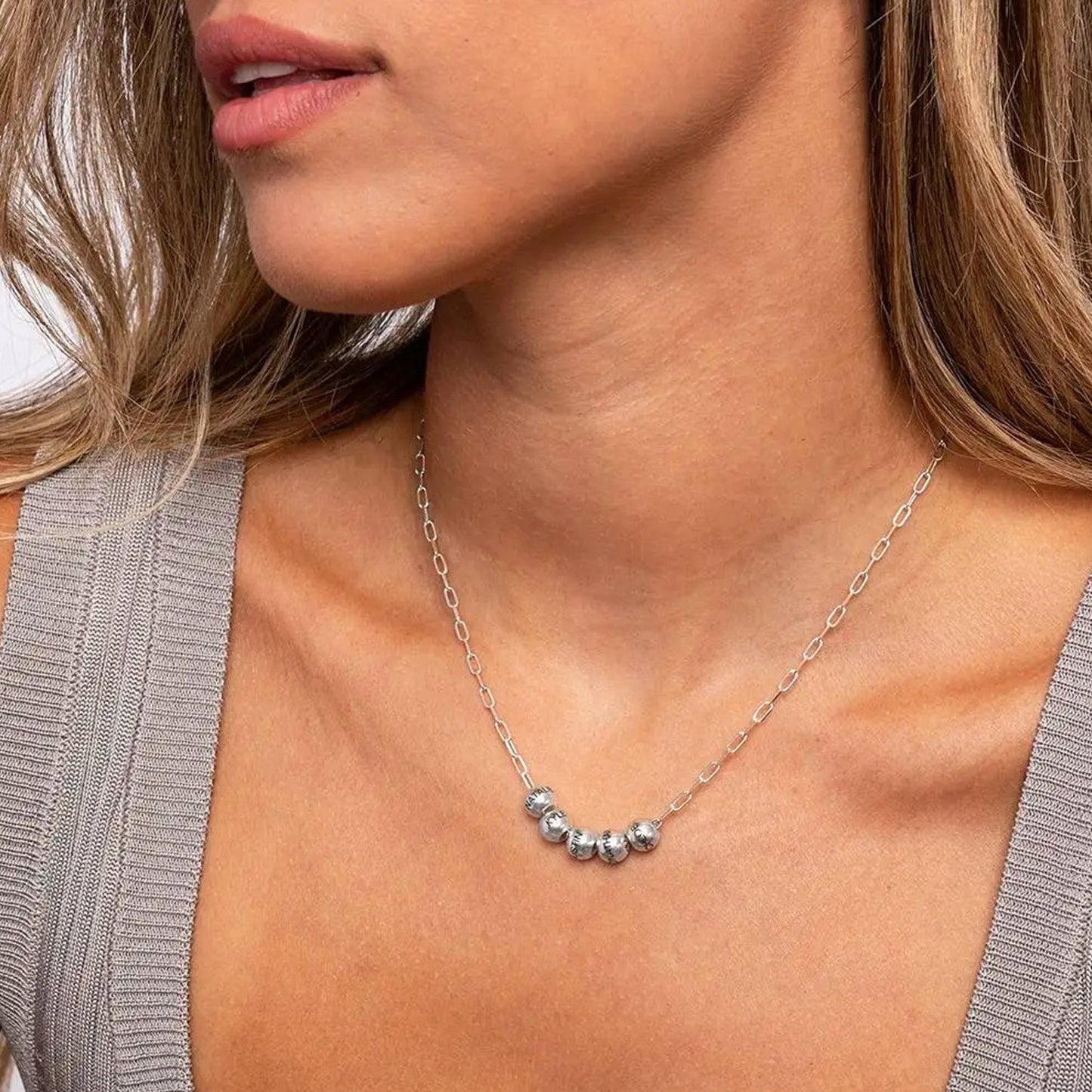 Personalised Family Pearl Necklace