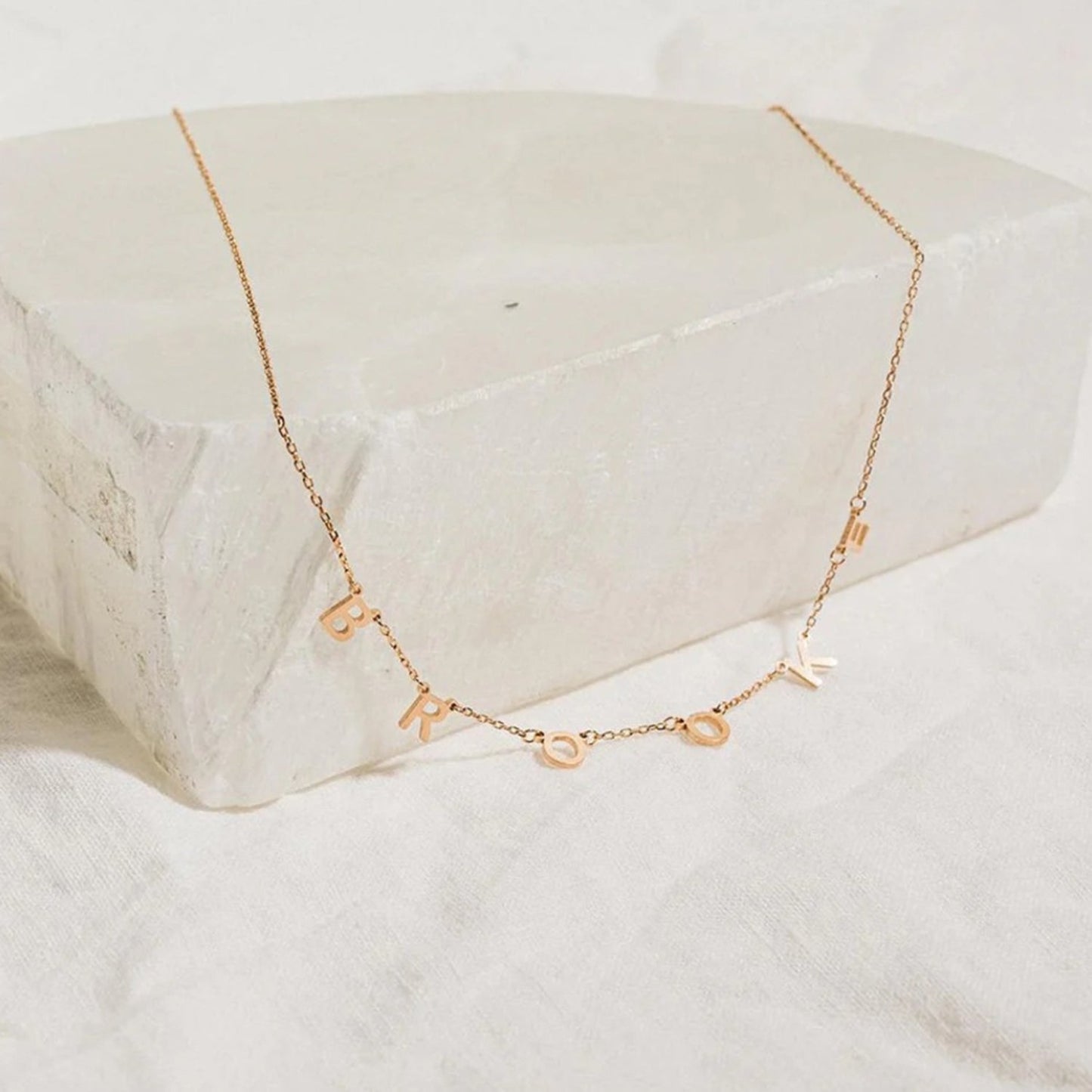 Personalised Engraved Initial Necklace