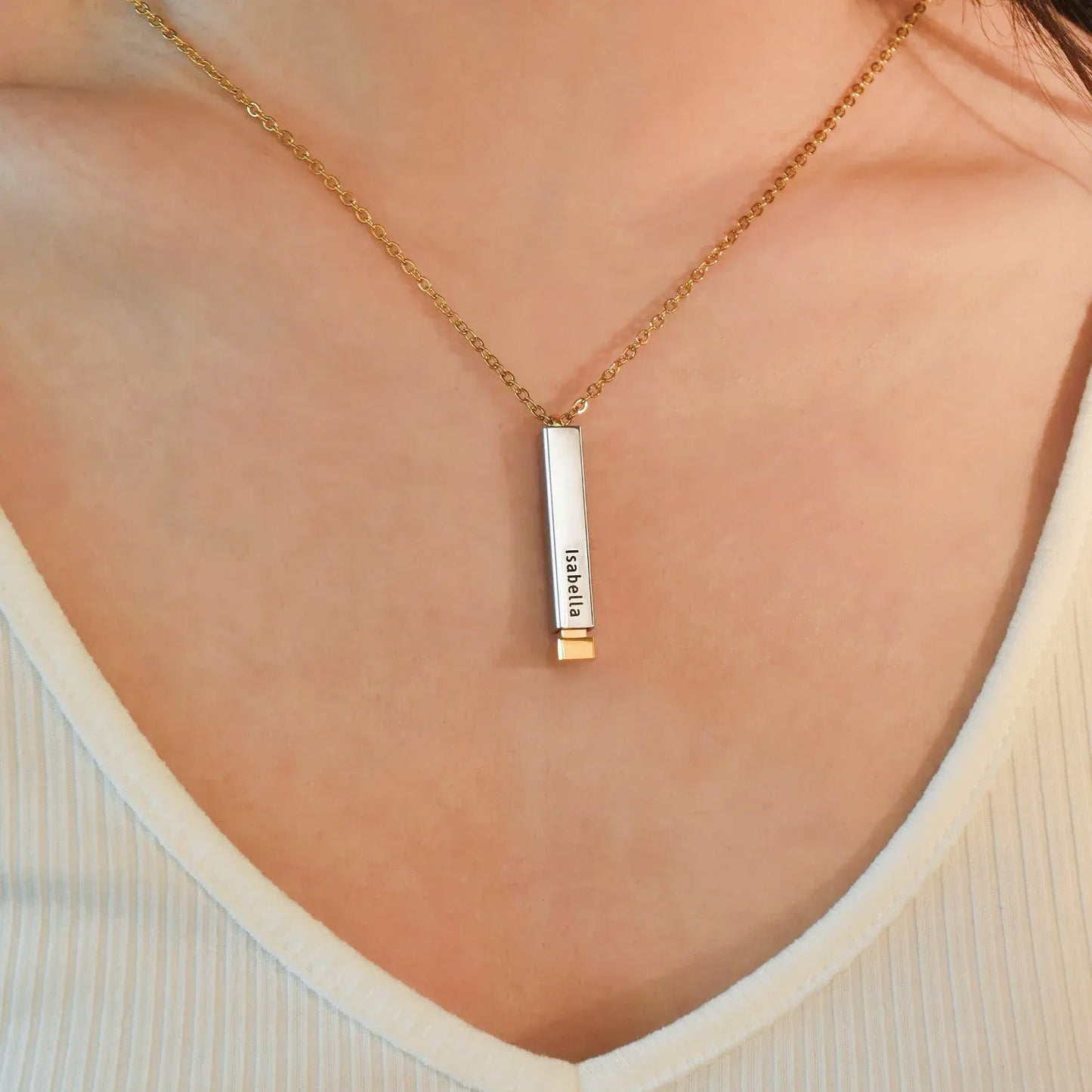 Necklace with Hidden Message