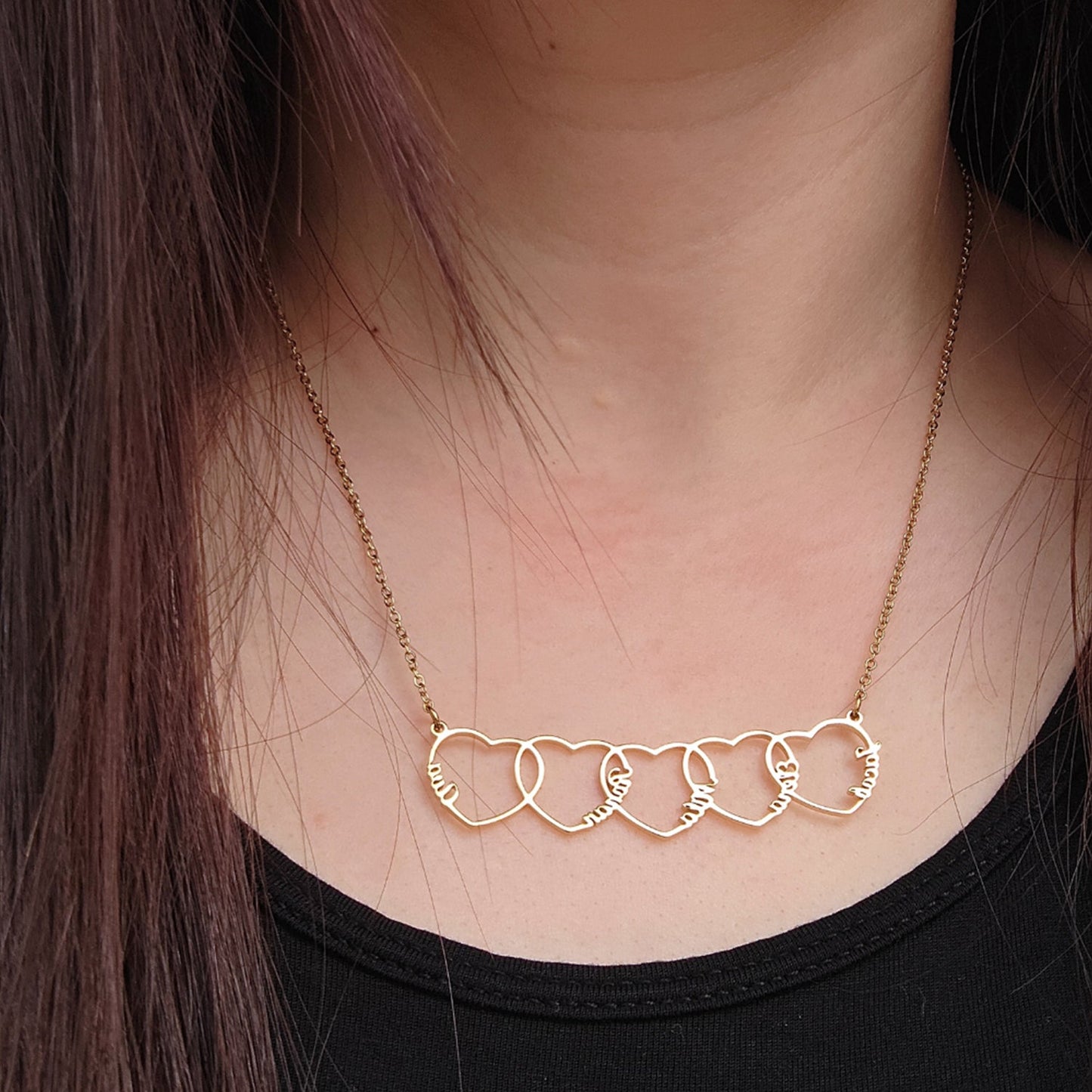 Personalised Heart Name Necklace