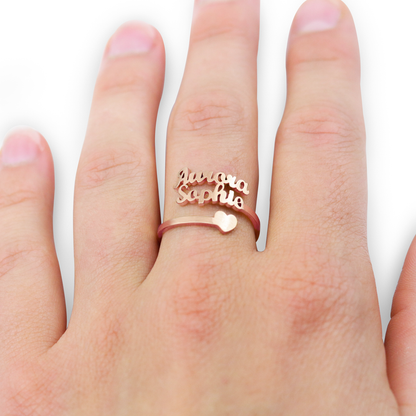 Luxurious Ring With Three Names