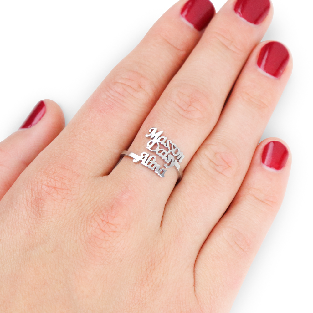 Luxurious Ring With Three Names