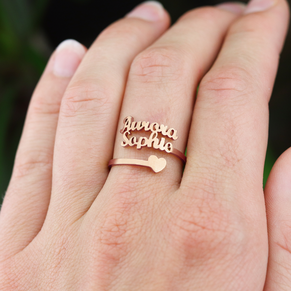 Luxurious Ring With Three Names