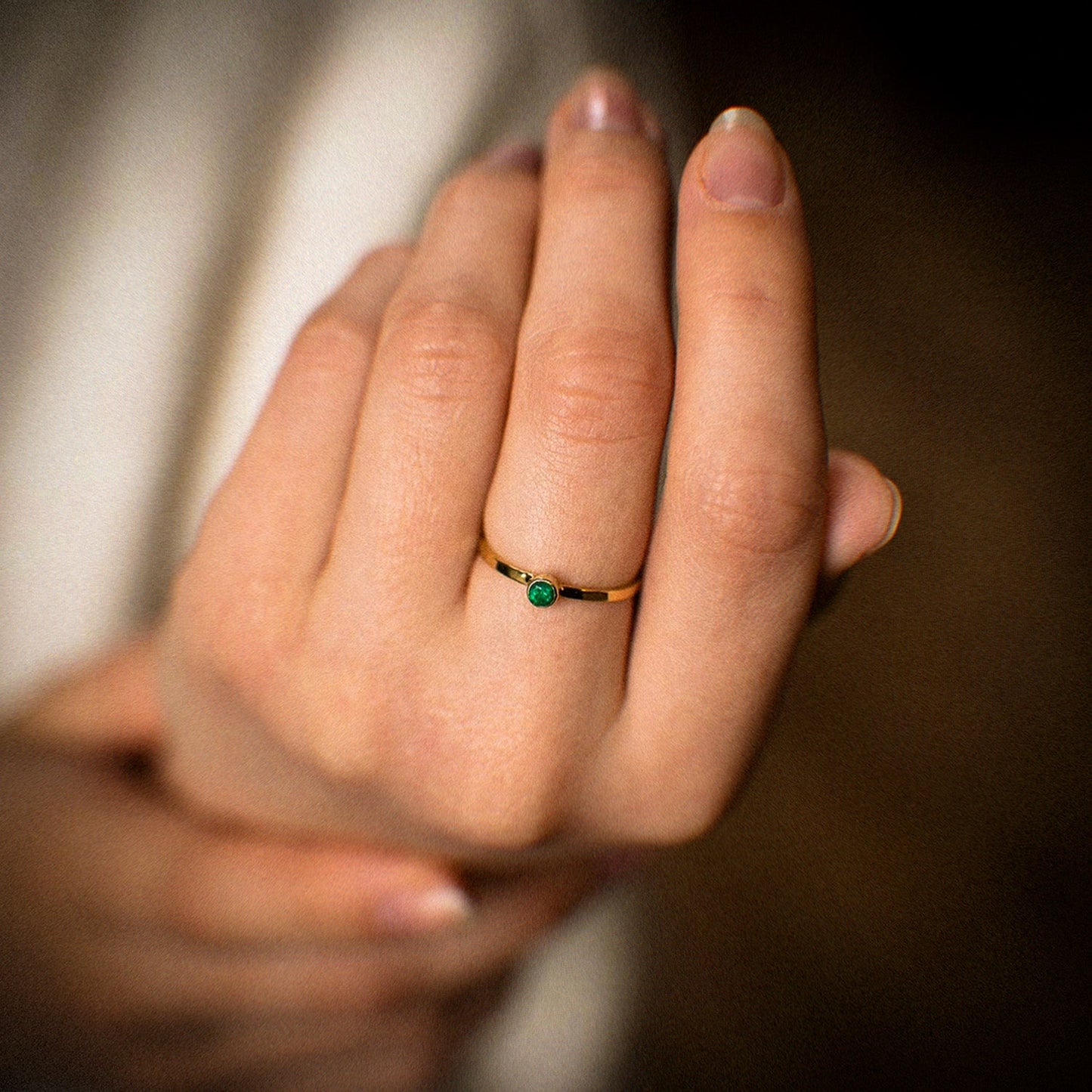 Sparkling Ring with Birthstone
