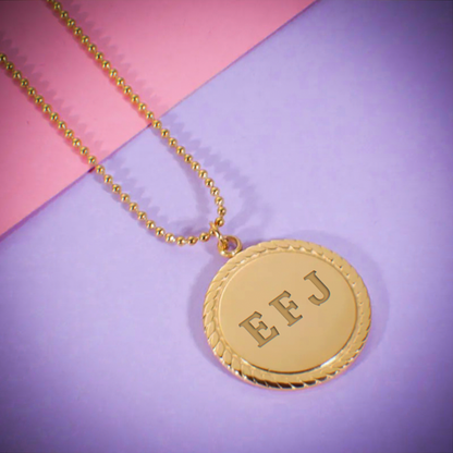 Atelier necklace with round charm