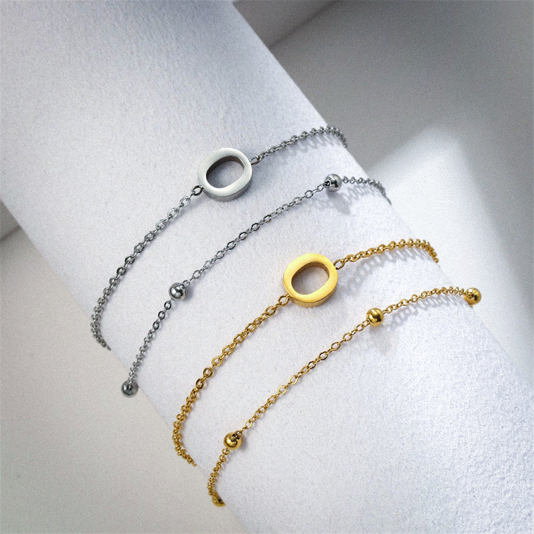 Fine Letter Bracelet