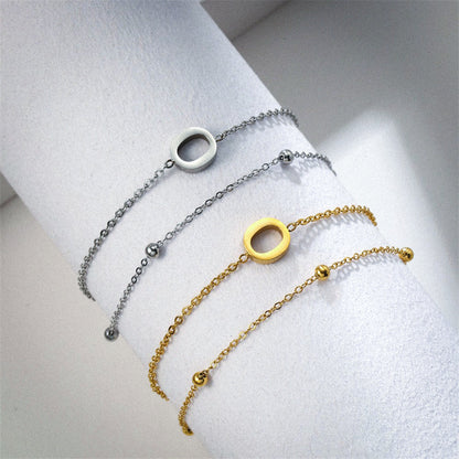 Fine Letter Bracelet