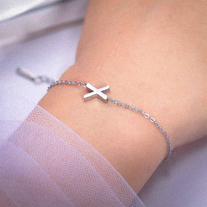 Fine Letter Bracelet