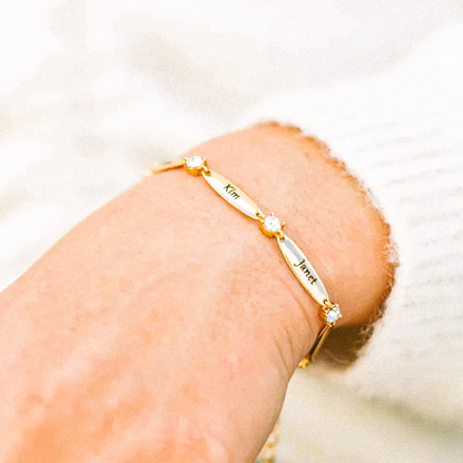 Personalised Bracelet with Engraving