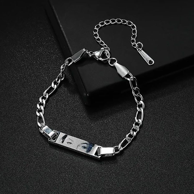 Personalised Engraved Eye Bracelet