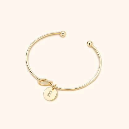Knot Bracelet with Initials