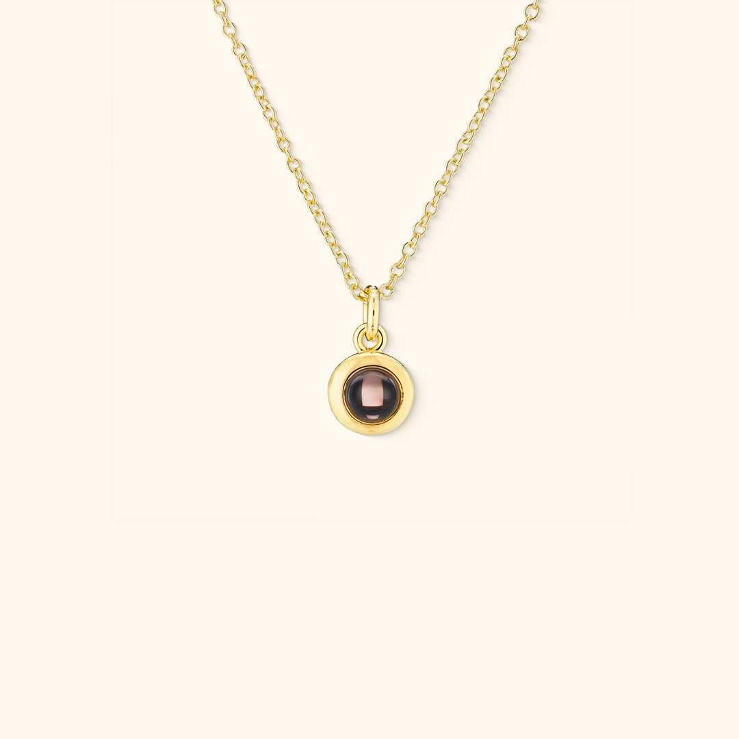 Personalised Circular Photo Necklace