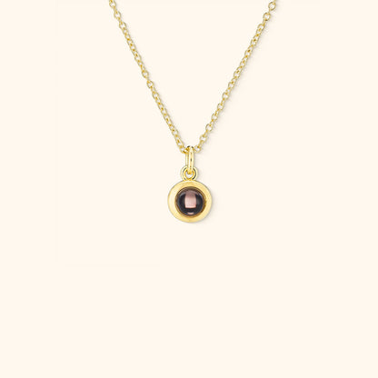 Personalised Circular Photo Necklace
