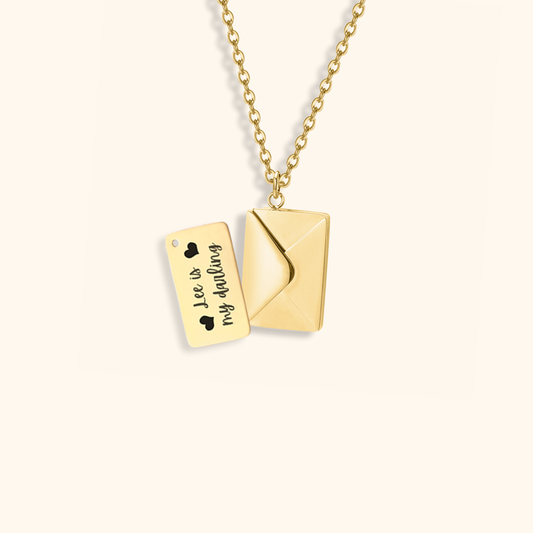 Custom Necklace with Love Letter