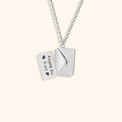 Custom Necklace with Love Letter