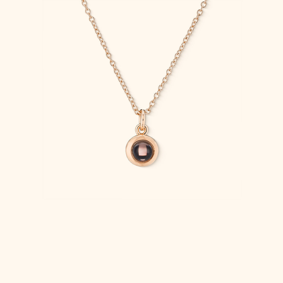 Personalised Circular Photo Necklace