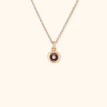 Personalised Circular Photo Necklace