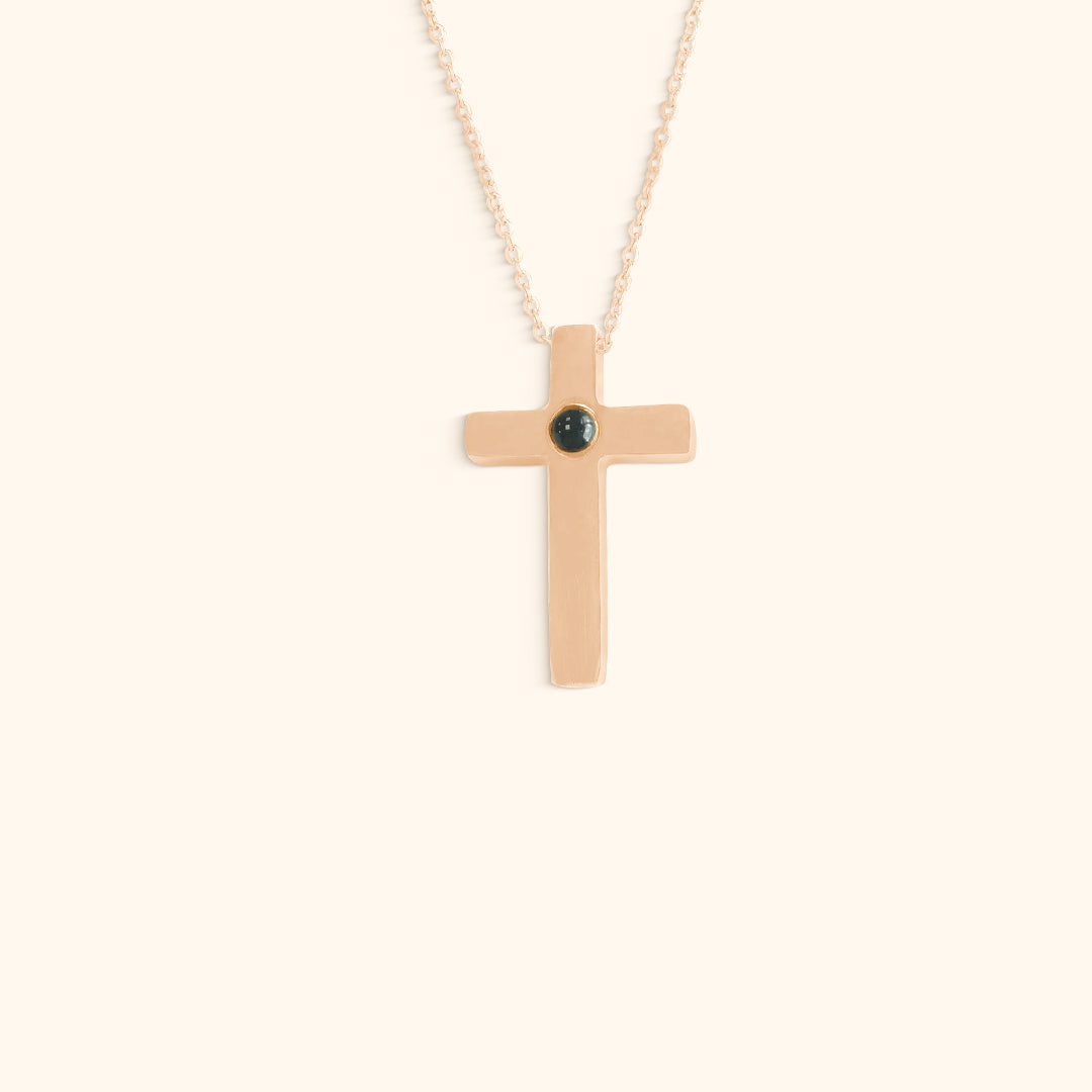 Customisable Cross Necklace with Projection