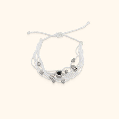 Personalised Photo Bracelet with Love Charms