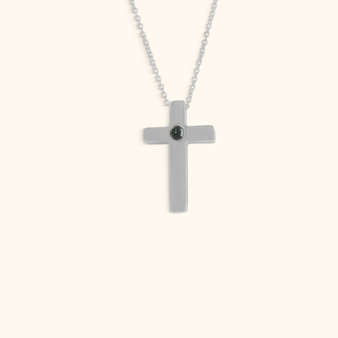 Customisable Cross Necklace with Projection