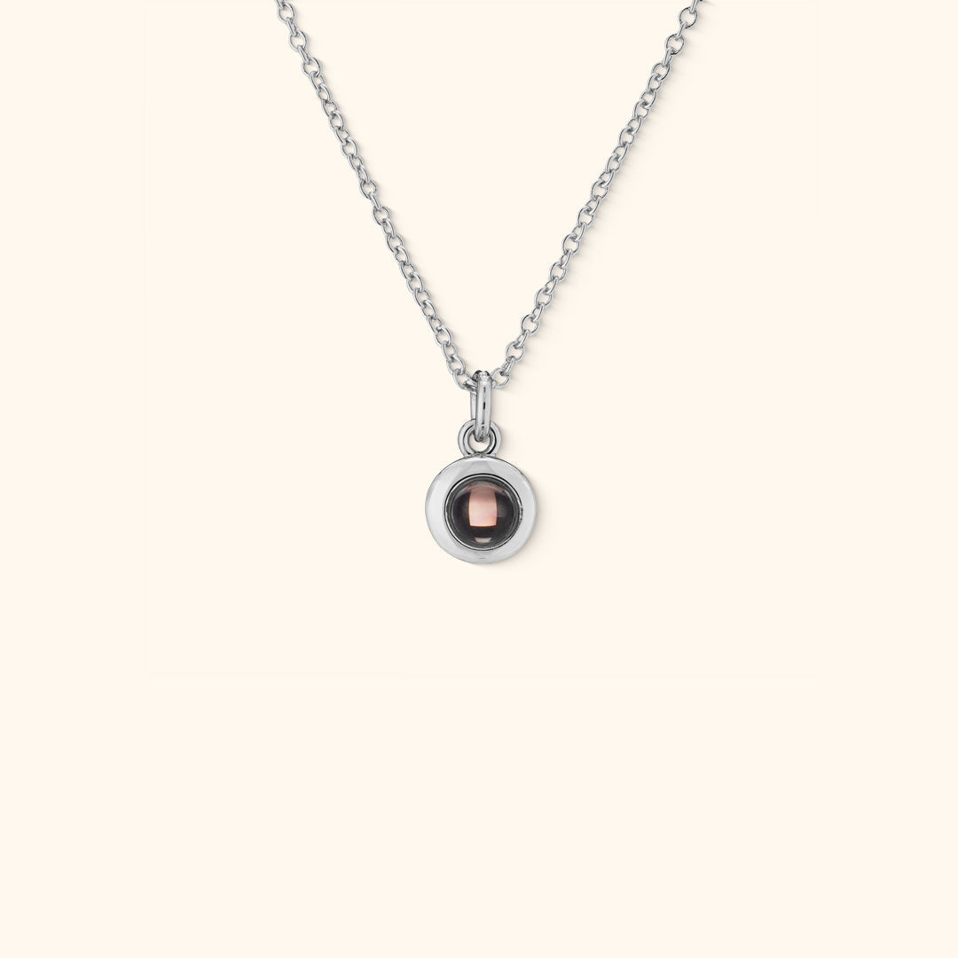 Personalised Circular Photo Necklace