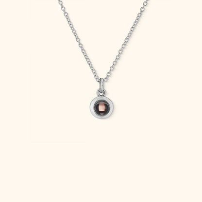 Personalised Circular Photo Necklace