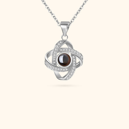 Personal Interwoven Photo Projection Necklace