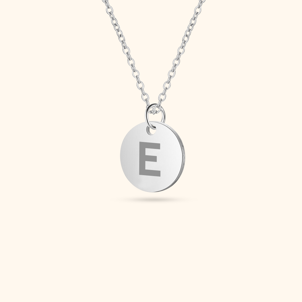 Luxurious Initial Coin Necklace