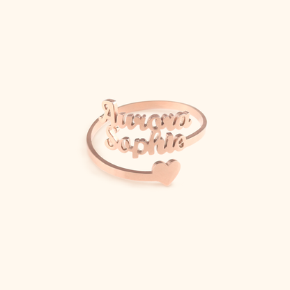 Luxurious Ring With Three Names