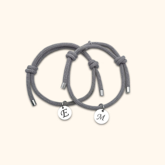 Magnetic Bracelet with Initials