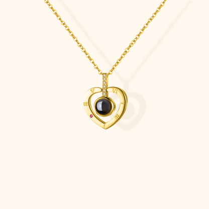 Customisable Baby Projection Charm Necklace
