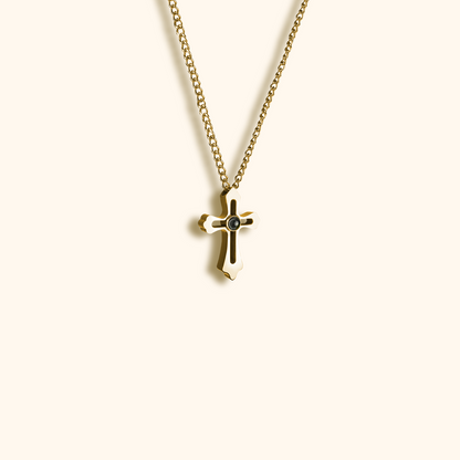 Creed Necklace with Projection Pendant