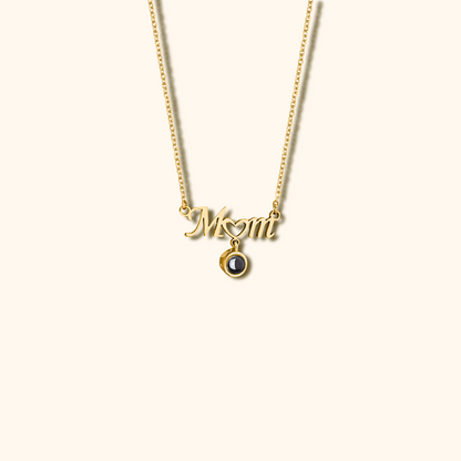 Mum Necklace with Projection Charm