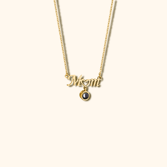 Mum's Necklace with Projection Charm